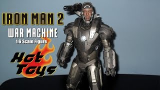 Hot Toys Iron Man 2 War Machine 16th Scale Figure Review [upl. by Allesiram339]