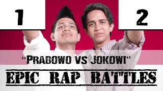 SkinnyIndonesian24  Prabowo vs Jokowi  Epic Rap Battles of Presidency [upl. by Hannahsohs993]