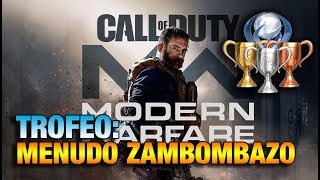 MENUDO ZAMBOMBAZO TROFEOLOGRO  MISIÓN EN EL HORNO  CALL OF DUTY MODERN WARFARE 2019 [upl. by Tewell]