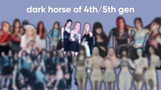 The DARK HORSE of KPop Girl Groups 4th  5th gen edition [upl. by Annawd]