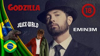 Godzilla em Português  Eminem feat Juice Wrld 🦖🔞 [upl. by Anaul]