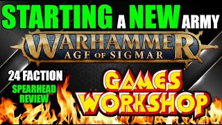 START Warhammer Age of Sigmar from SCRATCH ALL 24 Faction Spearhead Boxes Beginners GUIDE NewAoS [upl. by Barabas239]