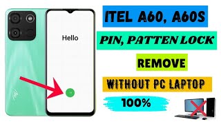 Itel A60 A60s Google Frp bypass Without Computer  Itel Phone ka Google Frp bypass Kaise kare 100 [upl. by Nylinnej]