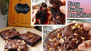 Best fudgy brownie recipe  how to make brownie in Tamil  Easy brownie in 30 mins [upl. by Laddy]