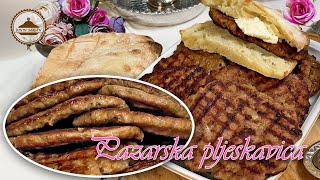 PAZARSKE PLJESKAVICE  ORIGINALAN RECEPT  Binin Sahan [upl. by Vogele502]