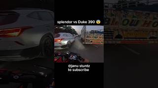 Splendor vs Duke 390 drag race 💯😨trending viralvideo shorts ytshorts [upl. by Fabri]