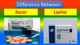 Difference between Zocor and Lipitor [upl. by Amerd593]