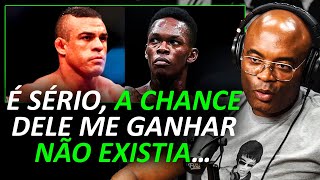 ANDERSON SILVA sobre ADESANYA amp BELFORT [upl. by Porett]