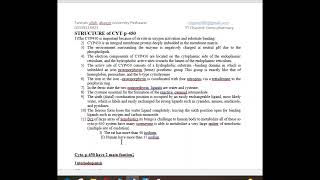 cytochrome P450 enzymesstructurefunctionMOAcomposition [upl. by Dnomaid]