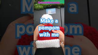 Making a pompom handmade [upl. by Ahrens]