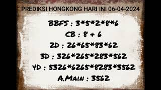 PREDIKSI HONGKONG MALAM INI 05062024  RUMUS KEPALA EKOR HK JITU [upl. by Retloc305]