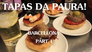 Tapas tour a BARCELLONA  prima parte [upl. by Ronna]