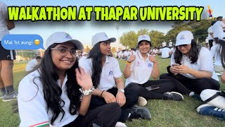 WALKATHON AT THAPAR INSTITUTE  A GUY FROM CHANDIGARH 💸 [upl. by Harvey671]