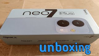 Sparx neo 7 plus mobile unboxing 👍💯 Arsalan bhai official [upl. by Arun]