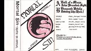 Mortal Sin Netherlands  Death On Arrival  1985 Full Demo [upl. by Anij810]