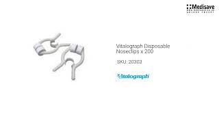 Vitalograph Disposable Noseclips x 200 20303 [upl. by Irami]