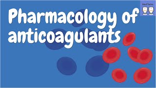 Pharmacology of anticoagulants Heparin Warfarin Direct thrombin inhibitors Coagulation cascade [upl. by Anhpad450]