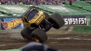 BroDozer Monster Jam Truck Bicycle  Nashville 2018 [upl. by Antoine]