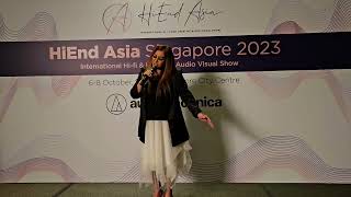 Jacintha Abisheganaden live performance at HiEndAsia Singapore 2023 Part 22 [upl. by Jarl]