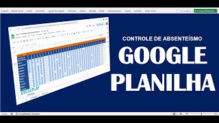 GOOGLE PLANILHAS SEM VBA  COMO CONSTRUIR DO ZERO UM CONTROLE DE ABSENTEÍSMO  LISTA DE CHAMADA [upl. by Leacim652]