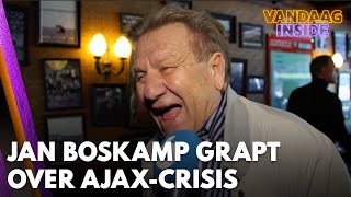 Jan Boskamp grapt over Ajaxcrisis ’Nu is het jullie beurt’  VANDAAG INSIDE [upl. by Northington]