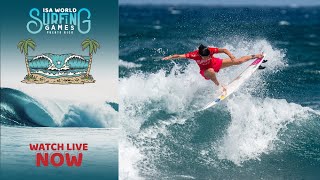 WEBCAST  Competition Day 8  2024 ISA World Surfing Games [upl. by Graybill514]