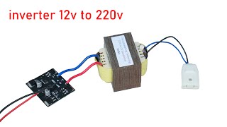 How to make simple inverter 12v to 220v  IRF3205  50Hz [upl. by Gnaht732]