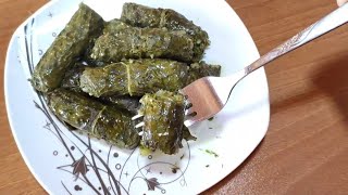 Ətsiz dolma Yalaçı dolmaƏvəliklə hazırlanan yalaçı dolmaDolmanın hazırlanması [upl. by Marylinda]