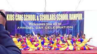 Rajasthan Theme Dance by Young Girls of Scholars School Rampur [upl. by Herrick]