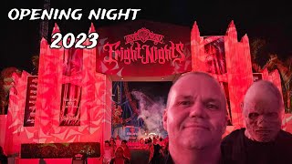 Opening Night Fright Nights 2023 at Movie World [upl. by Eceirahs]