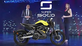 2024 Vmoto Super Soco TcMax New Sporty Electric Motorcycles [upl. by Llednew77]