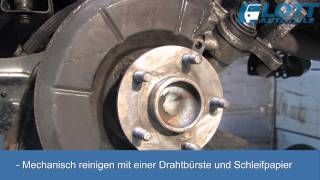 Ford CMax Bremsen wechseln Hinterachse VideoanleitungTutorial [upl. by Eyr]