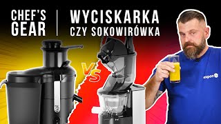 Sokowirówka czy wyciskarka wolnoobrotowa Co wybrać do własnej kuchni  Chefs Gear Polska [upl. by Nicoli]