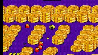 PacMania Sega Master System Coin World Glitch [upl. by Htebzil]