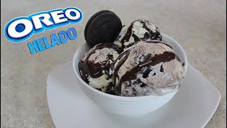 HELADO DE OREO CASERO  Una Travesía por la Gastronomía [upl. by Ermengarde]