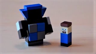 Lego Minecraft Micro Scale Warden Tutorial [upl. by Feodora]