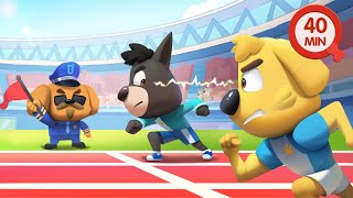 Sheriffs Sports Day  Cartoons for Kids  Police Cartoon  Sheriff Labrador [upl. by Tanny]