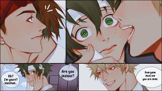 Bakudeku  Kacchan’s Silent Jealousy Deku Can’t Stop Laughing 💚🔥 English Comic Dub [upl. by Coltin]