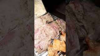 asado en parrilla con pellets de madera [upl. by Katha737]