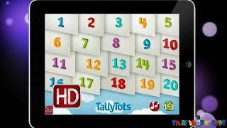 TallyTots Counting by Spinlight StudioNice counting App for kids children toddler learning numbers [upl. by Male]