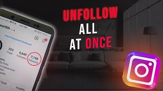 How to unfollow everyone on instagram at onceUnfollow people who dont follow you backUnfollow app [upl. by Fassold187]