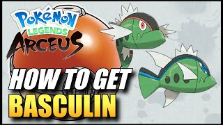 Pokemon Legends Arceus  How To Get Basculin  Basculin Location [upl. by Thun16]