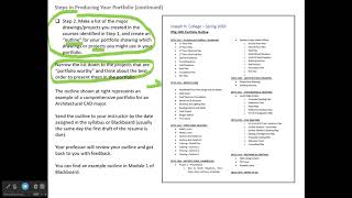 Preparing a Portfolio for a CAD Job [upl. by Rimaj]