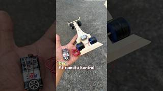 Diy kreatif Mobil F1 remot kabel bertenaga baterai  F1 car cable remote diy creative [upl. by Eittod]