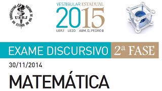 QUESTÃO 09 RESOLVIDA GEOMETRIA ANALÍTICA UERJ 2015 MATEMÁTICA 2° FASE EXAME DISCURSIVO [upl. by Pascale]