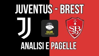 JUVENTUS BREST ANALISI E PAGELLE [upl. by Gerson]