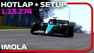 F1 23 IMOLA Hotlap  Setup 113274 89 th Worldwide Ranking 💪 [upl. by Notle]