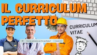 Come Scrivere un Curriculum Perfetto Guida Pratica per Trovare Lavoro  Pillole Finanziarie [upl. by Haneen]