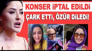 Melek Mossonun özür dilemesi samimi bulunmadı Konseri iptal olunca [upl. by Hsirt]