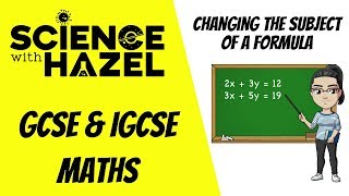 How To Rearrange Equations  GCSE amp IGCSE Maths  AQA Edexcel CIE OCR [upl. by Bennion962]